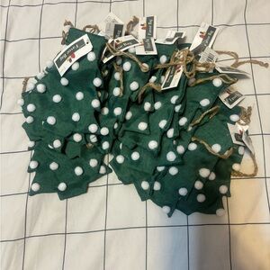 Christmas  tree fabric  favor bags